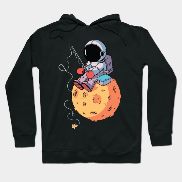 Astronaut in Space Hoodie by SammyLukas